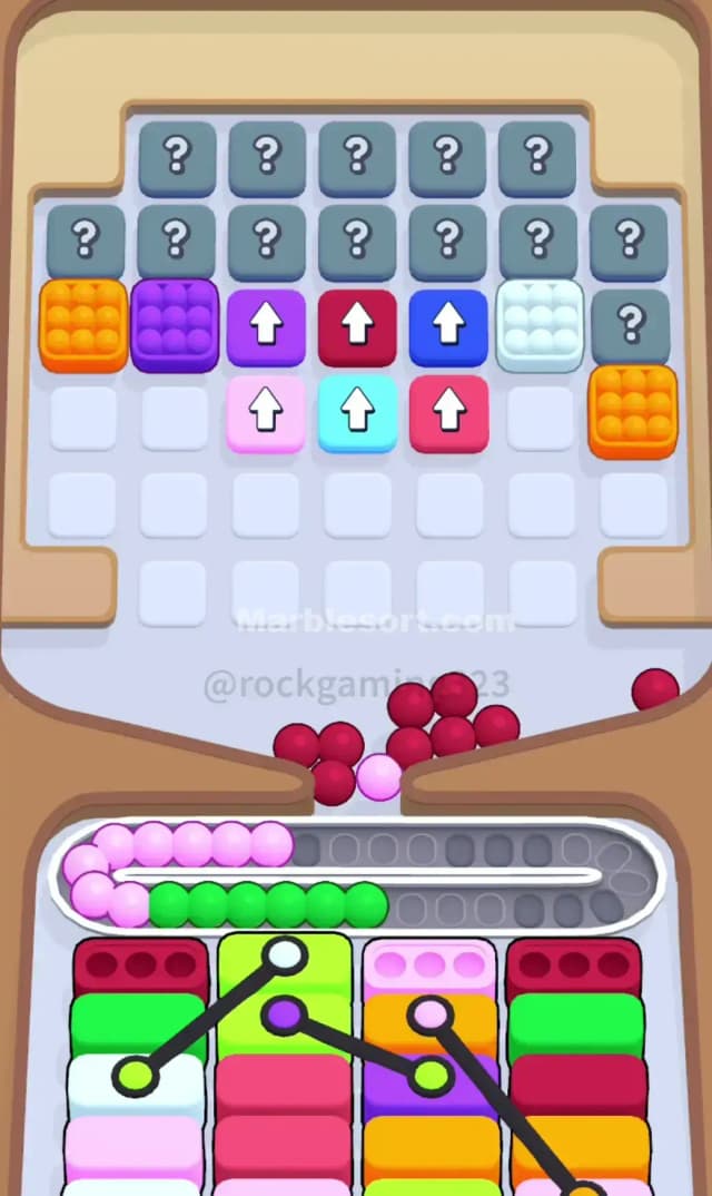 Marble Sort Level 276 Solution 1