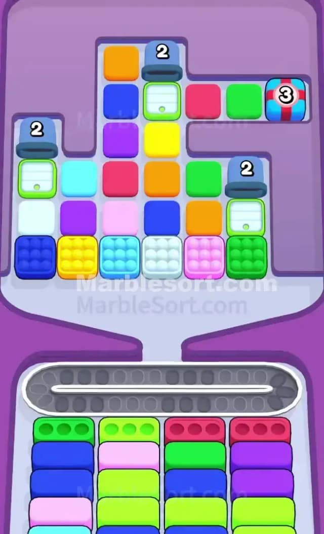 Marble Sort Level 706 Gameplay