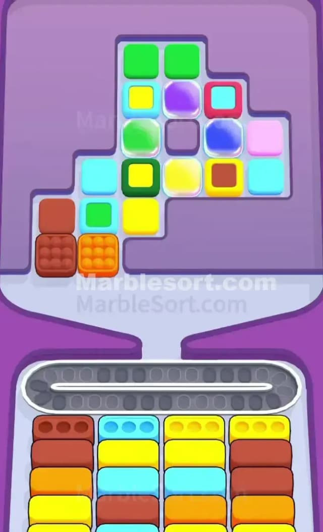 Marble Sort Level 715 Gameplay
