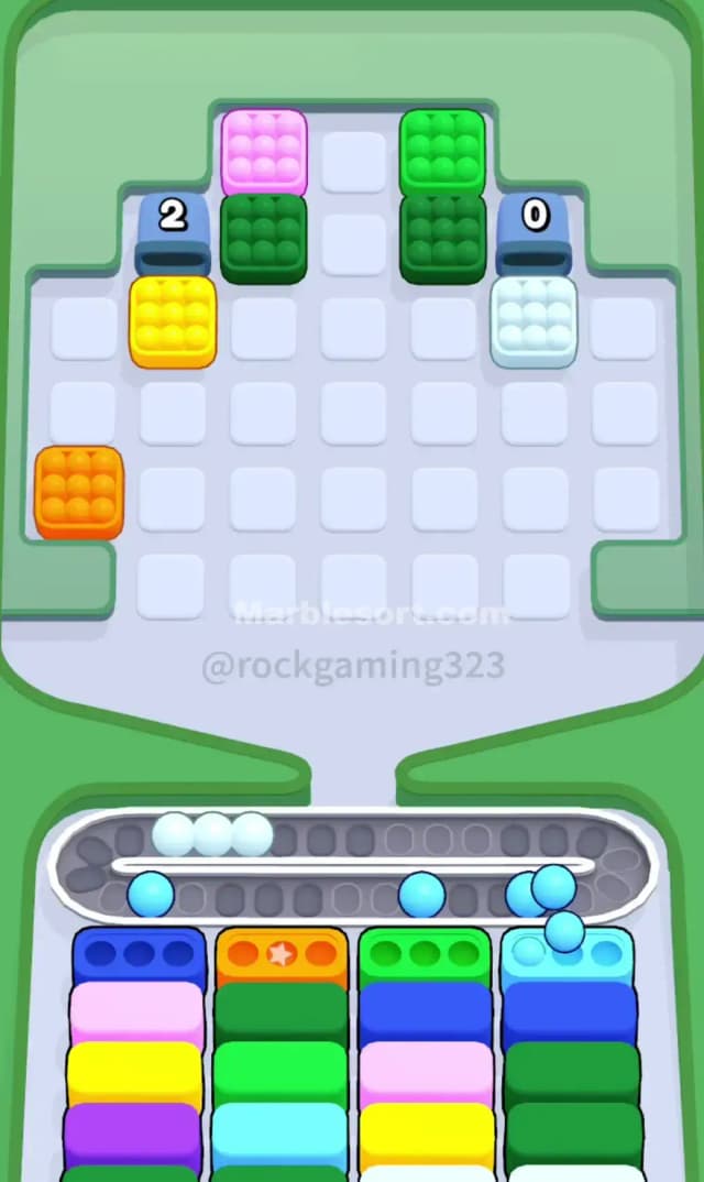 Marble Sort Level 263 Solution 2