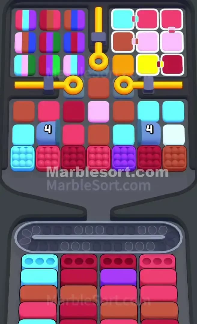 Marble Sort Level 697 Screenshot