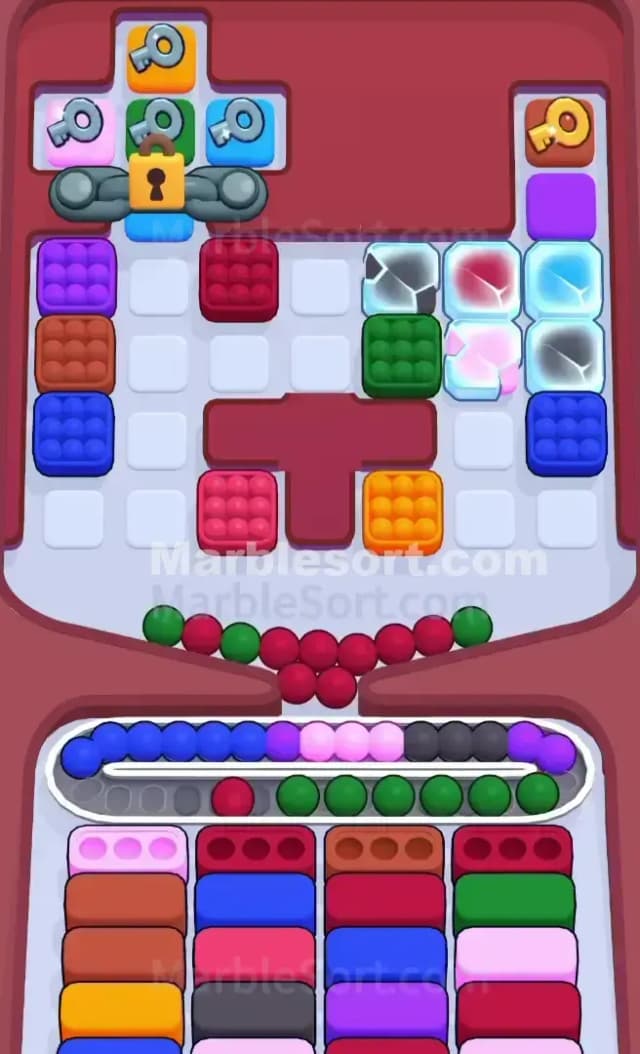 Marble Sort Level 688 Solution 1