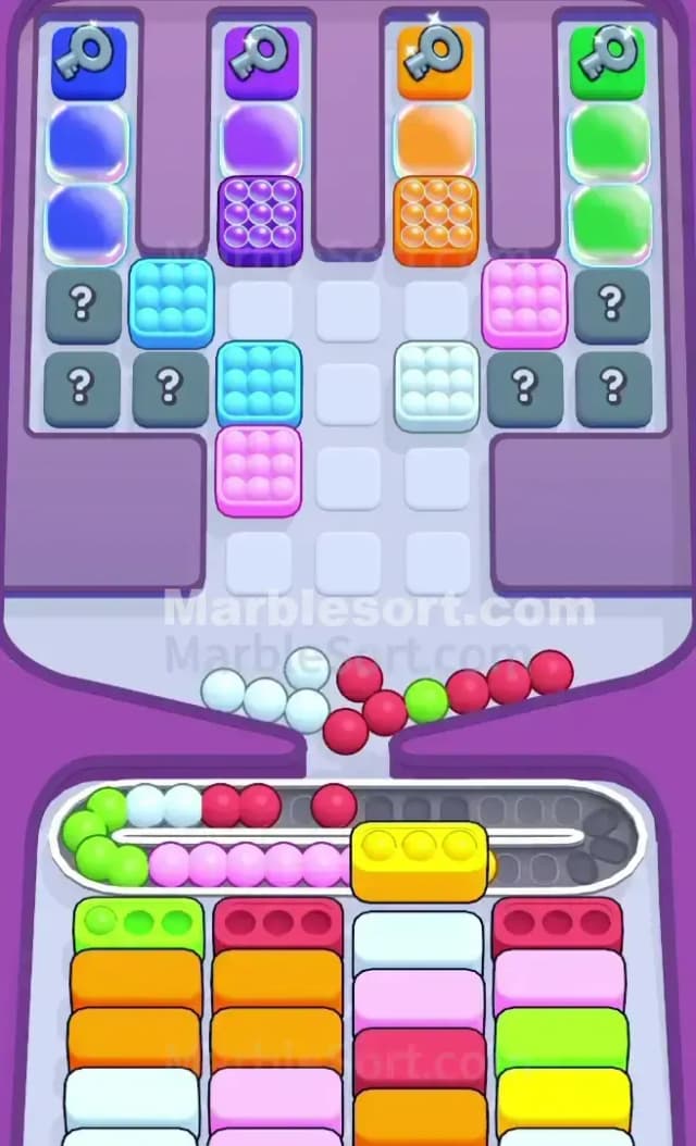 Marble Sort Level 712 Solution 1
