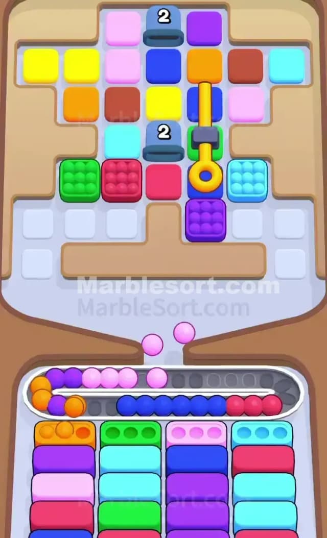 Marble Sort Level 745 Solution 1