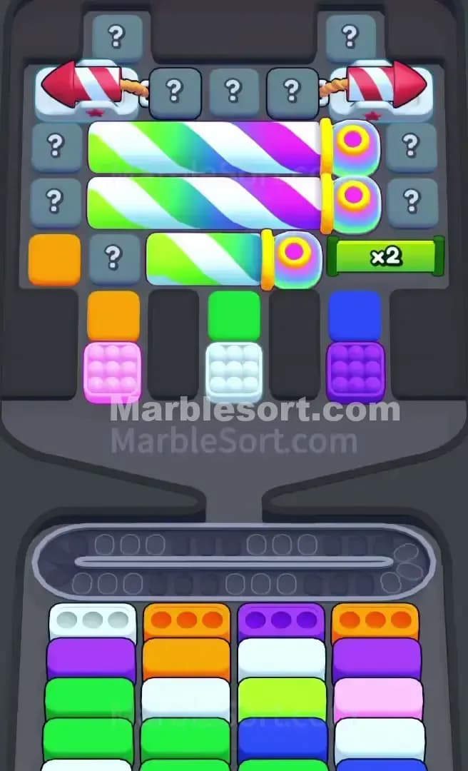 Marble Sort Level 714 Screenshot
