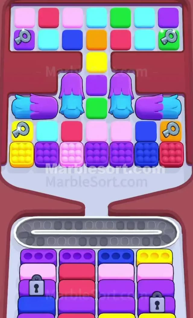 Marble Sort Level 765 Gameplay