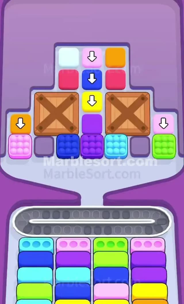 Marble Sort Level 711 Gameplay