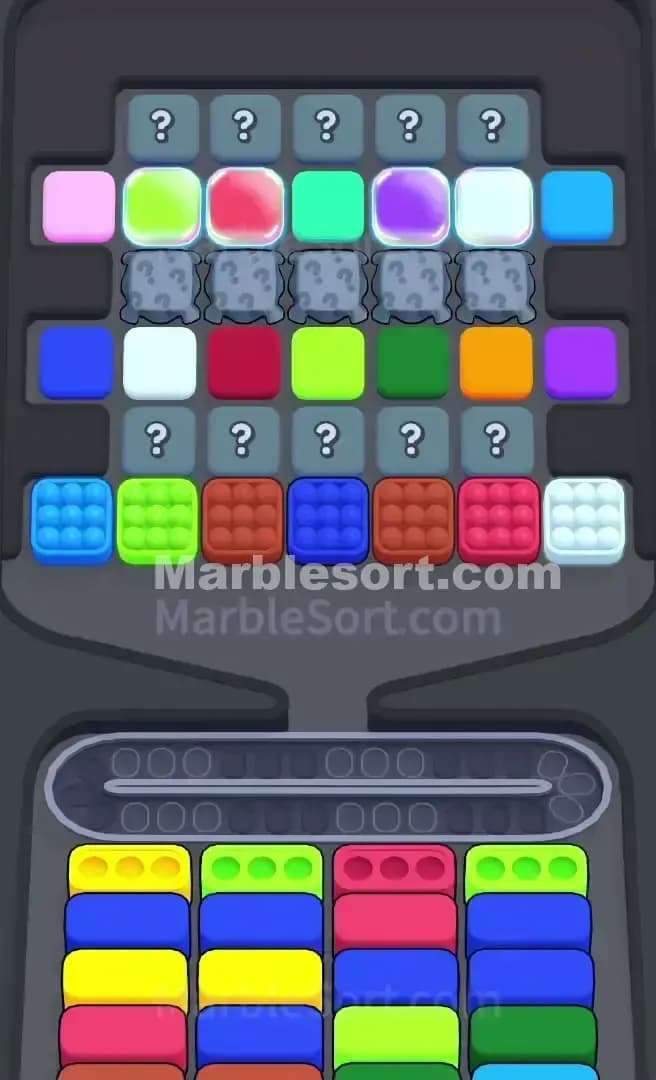 Marble Sort Level 677 Screenshot