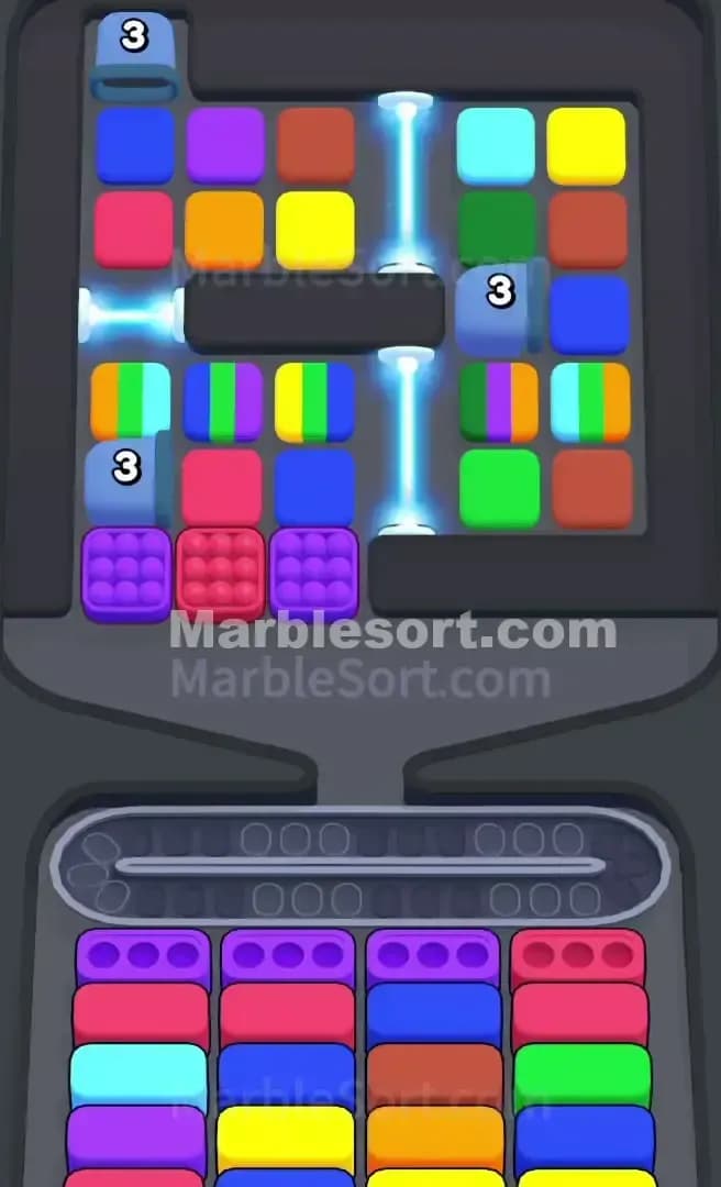 Marble Sort Level 793 Screenshot