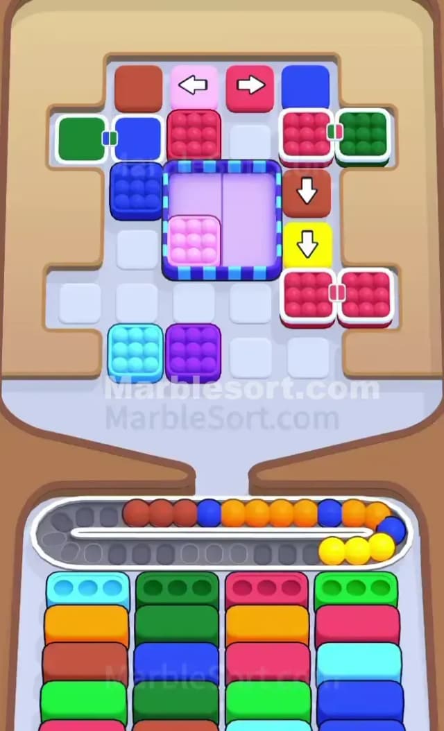 Marble Sort Level 363 Solution 1