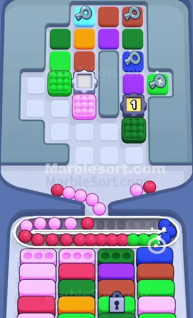 Marble Sort Level 772 Solution 1
