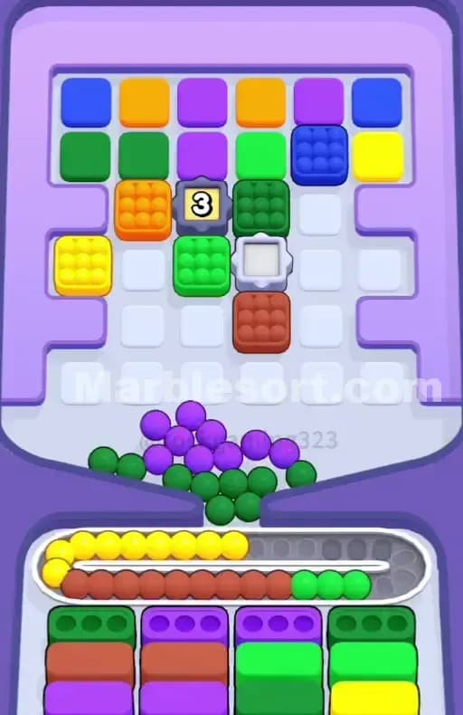 Marble Sort Level 292 Solution 1