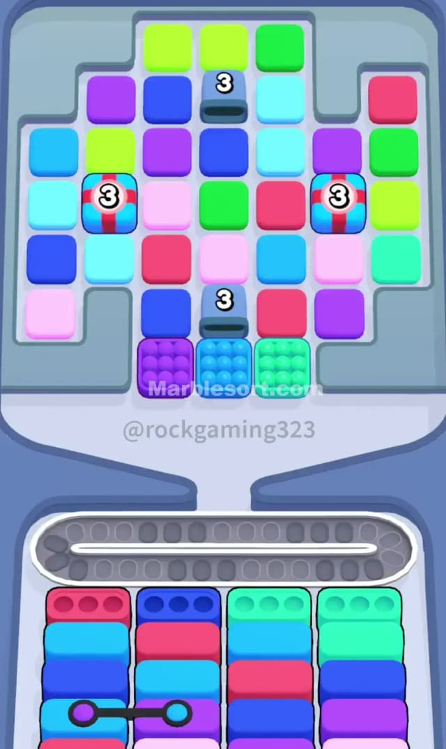 Marble Sort Level 393 Gameplay