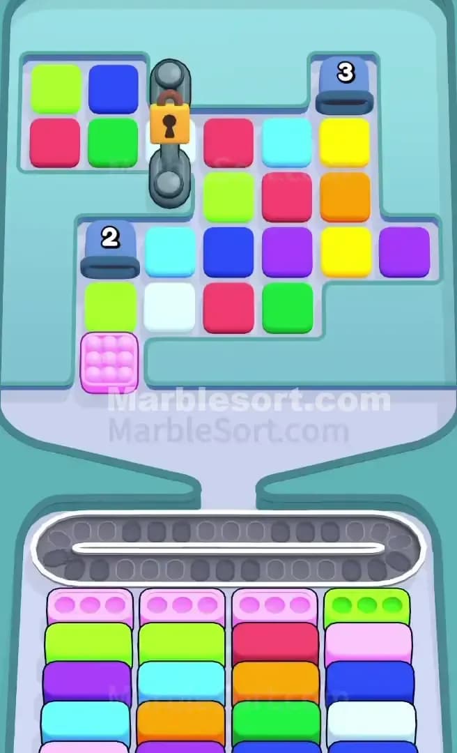 Marble Sort Level 805 Screenshot