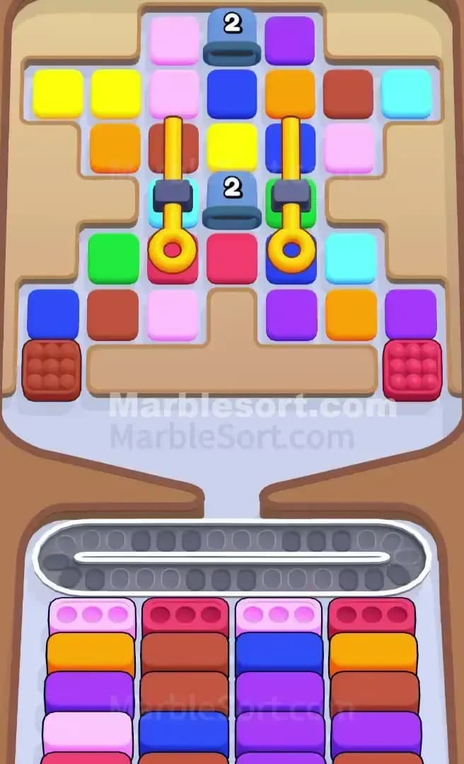 Marble Sort Level 745 Screenshot