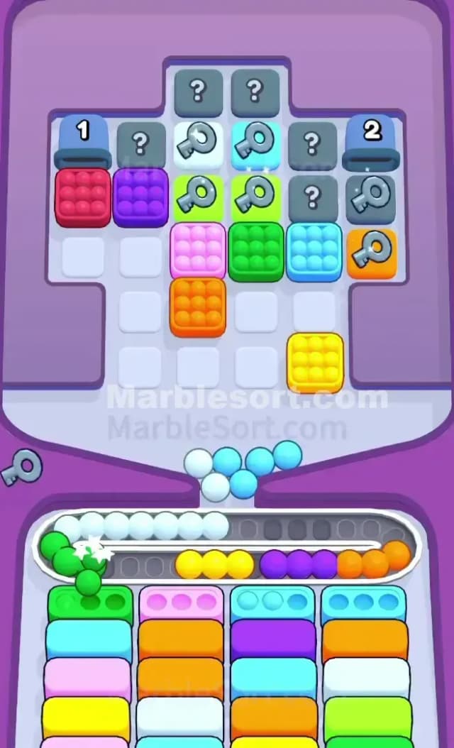 Marble Sort Level 791 Solution 1