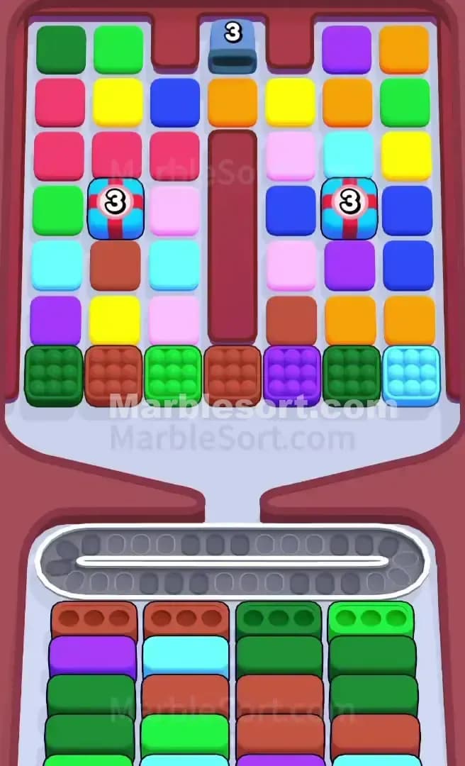 Marble Sort Level 379 Screenshot
