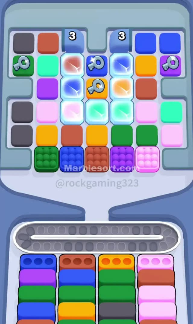 Marble Sort Level 311 Gameplay