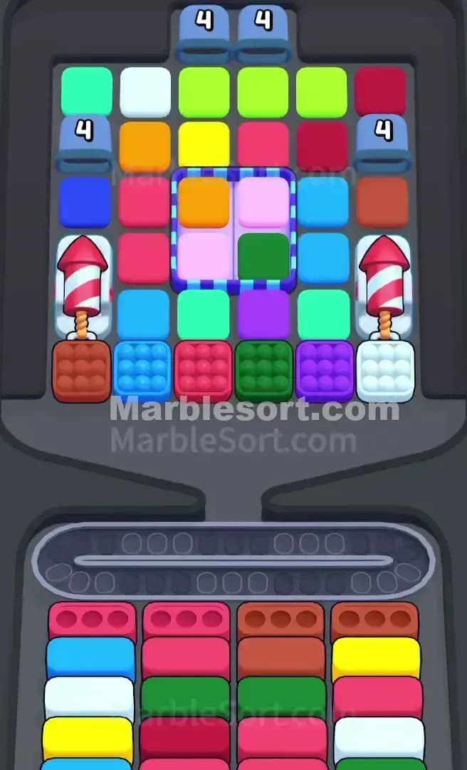 Marble Sort Level 740 Screenshot