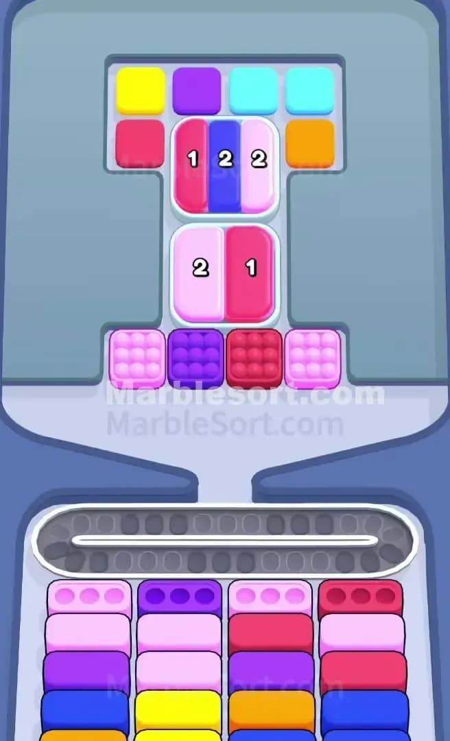 Marble Sort Level 781 Screenshot