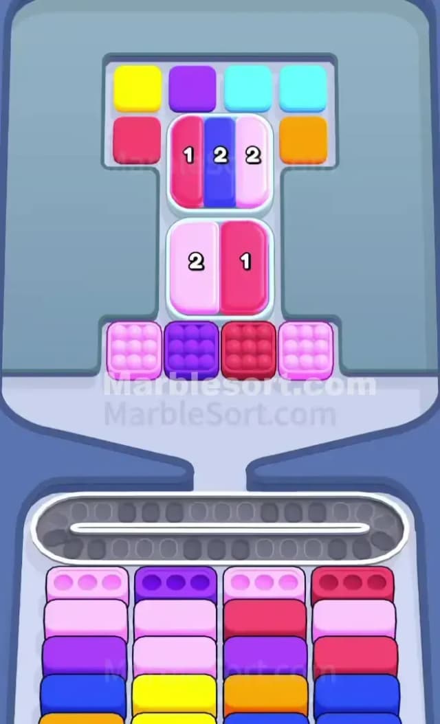 Marble Sort Level 781 Gameplay