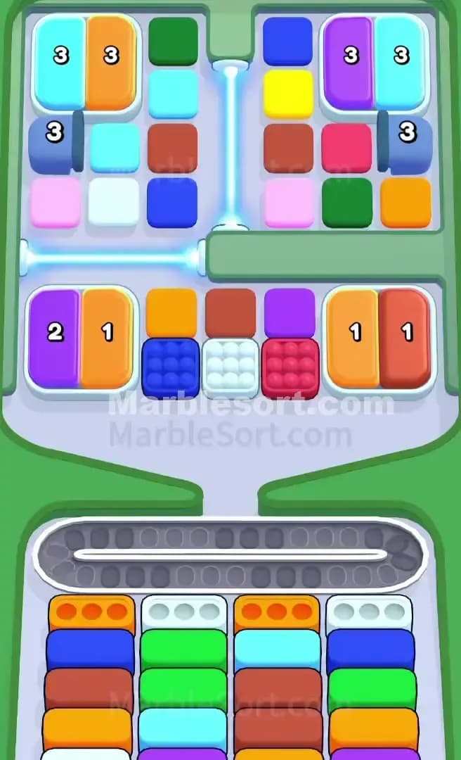 Marble Sort Level 799 Screenshot