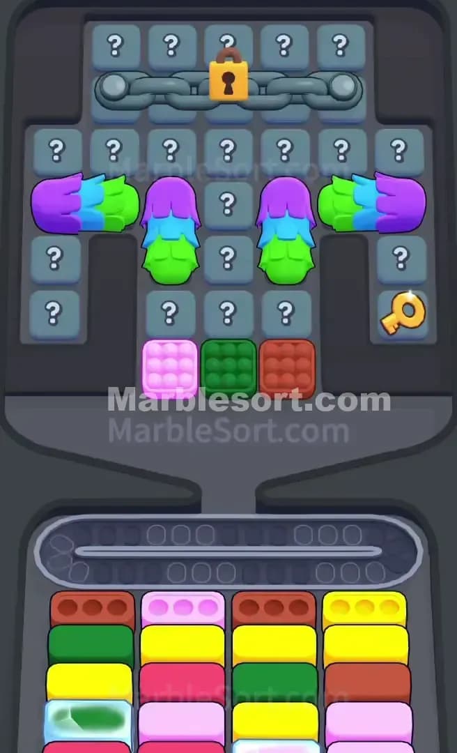 Marble Sort Level 767 Screenshot
