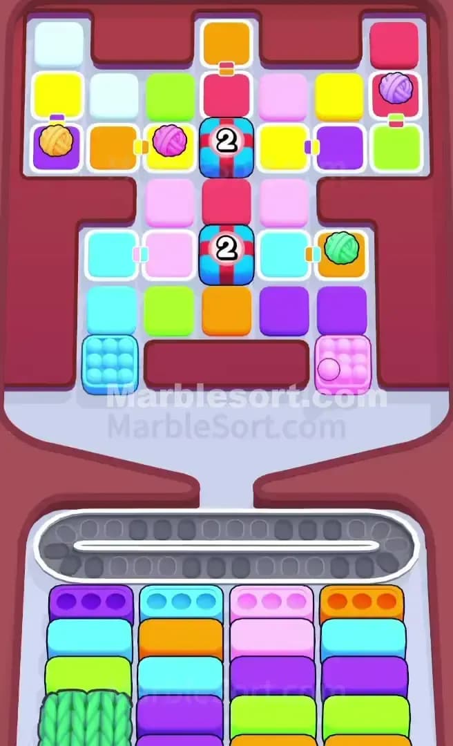 Marble Sort Level 768 Screenshot