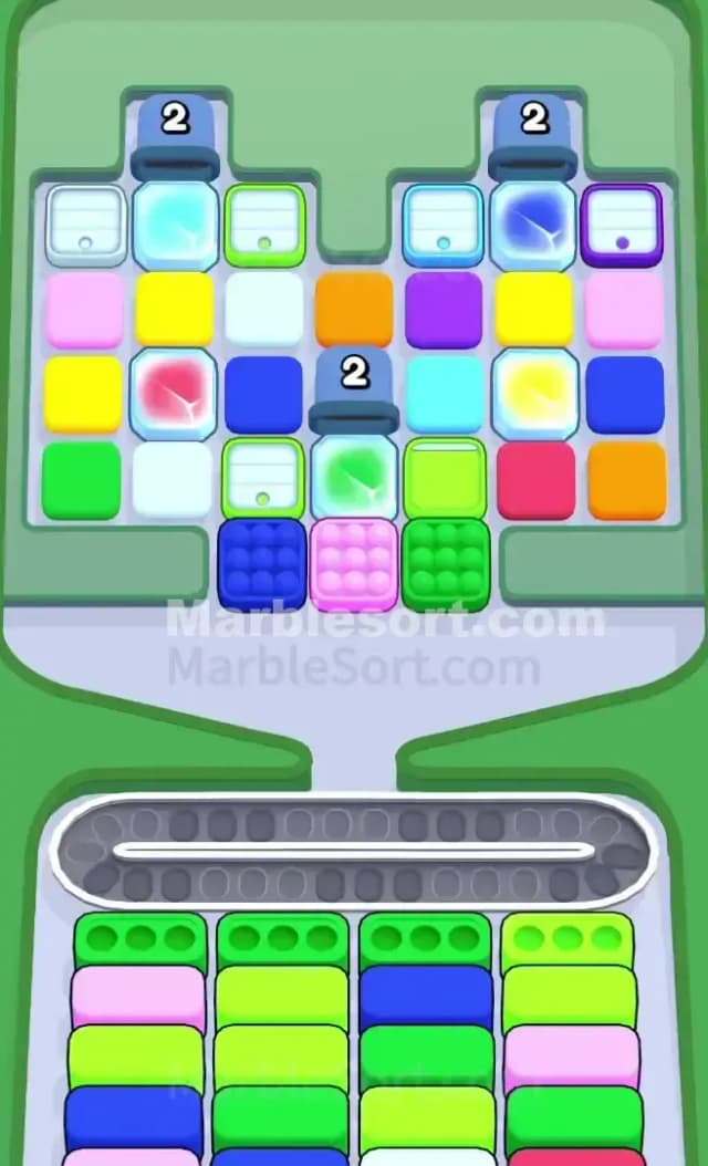 Marble Sort Level 803 Gameplay