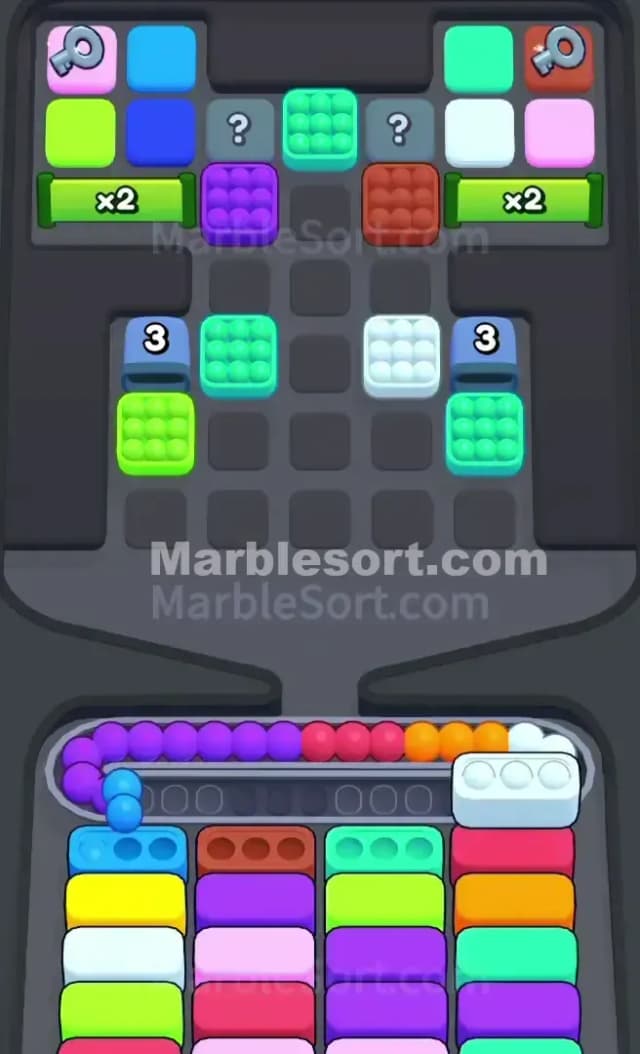 Marble Sort Level 354 Solution 1