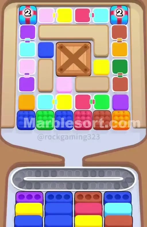 Marble Sort Level 356 Gameplay