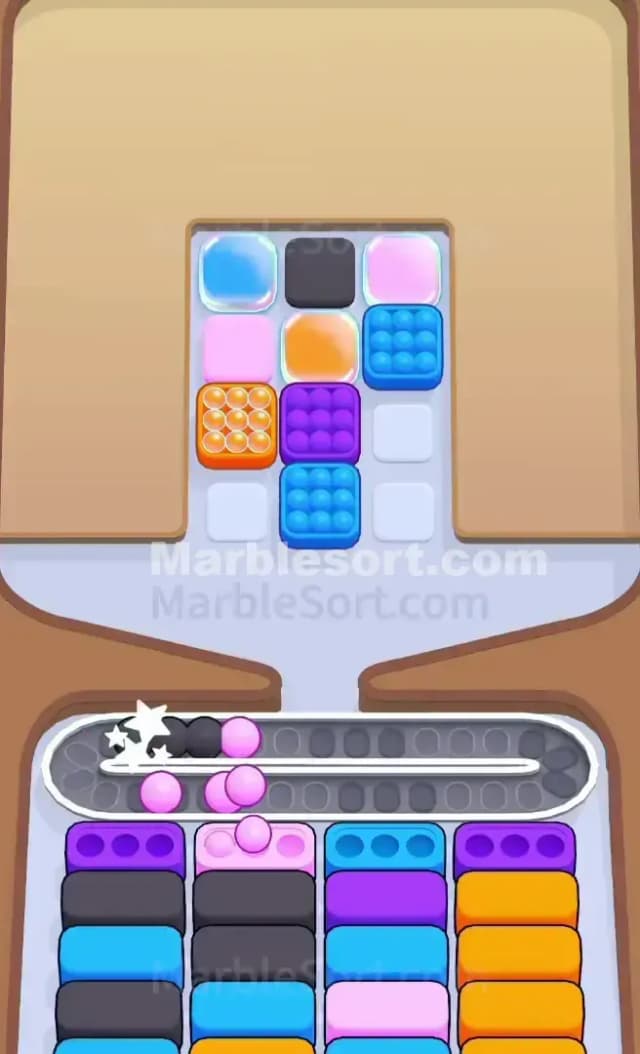 Marble Sort Level 661 Solution 1