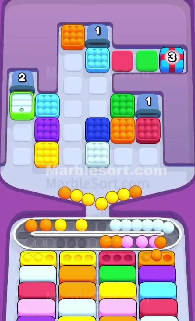 Marble Sort Level 706 Solution 1
