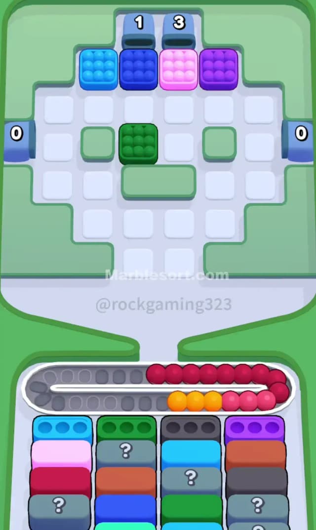 Marble Sort Level 258 Solution 2