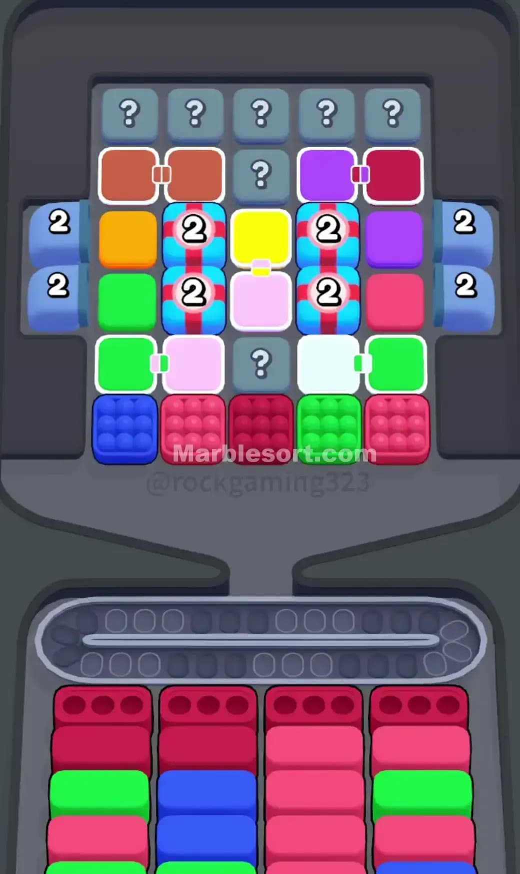 Marble Sort Level 344 Screenshot