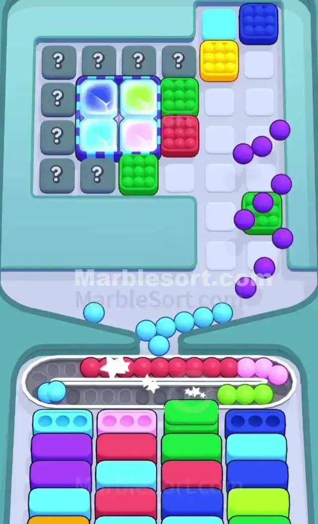 Marble Sort Level 732 Solution 1