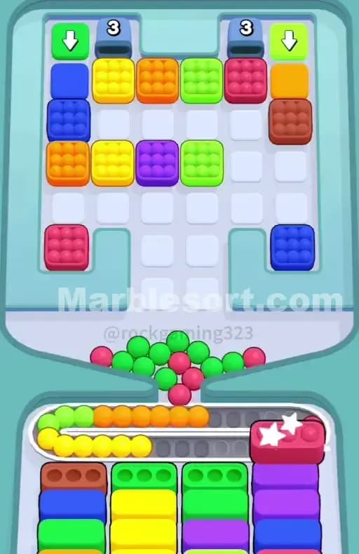 Marble Sort Level 195 Solution 1