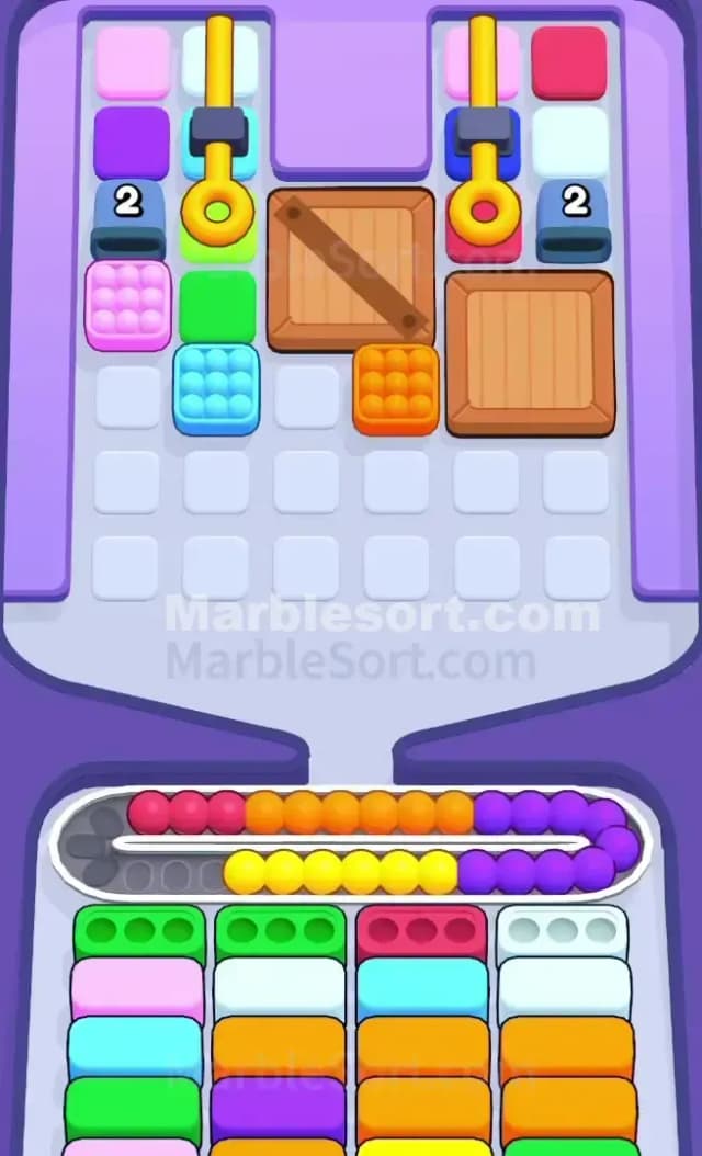 Marble Sort Level 373 Solution 1