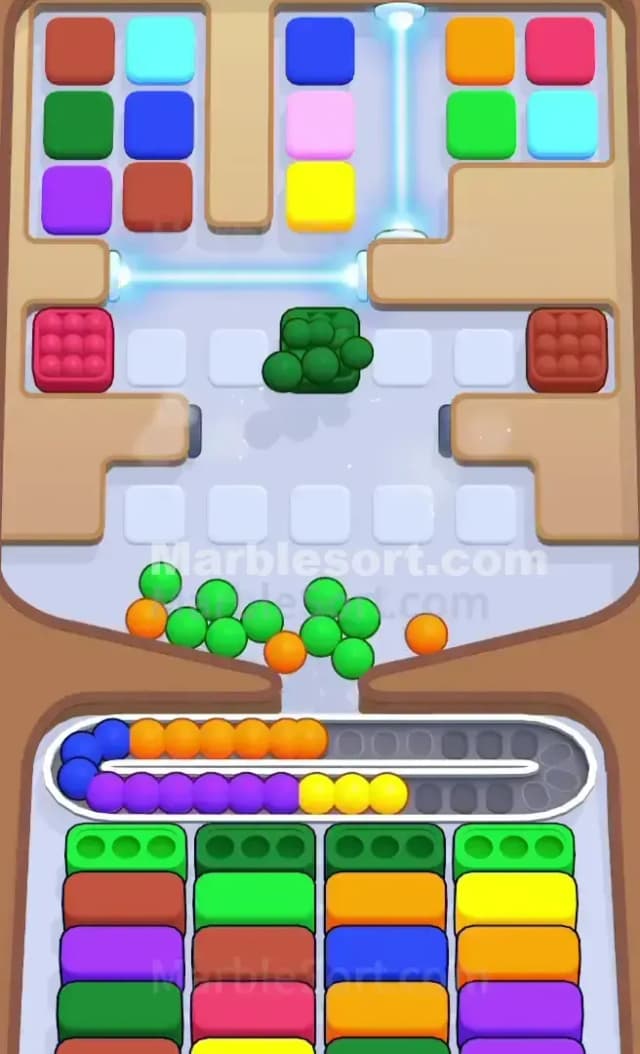 Marble Sort Level 743 Solution 1