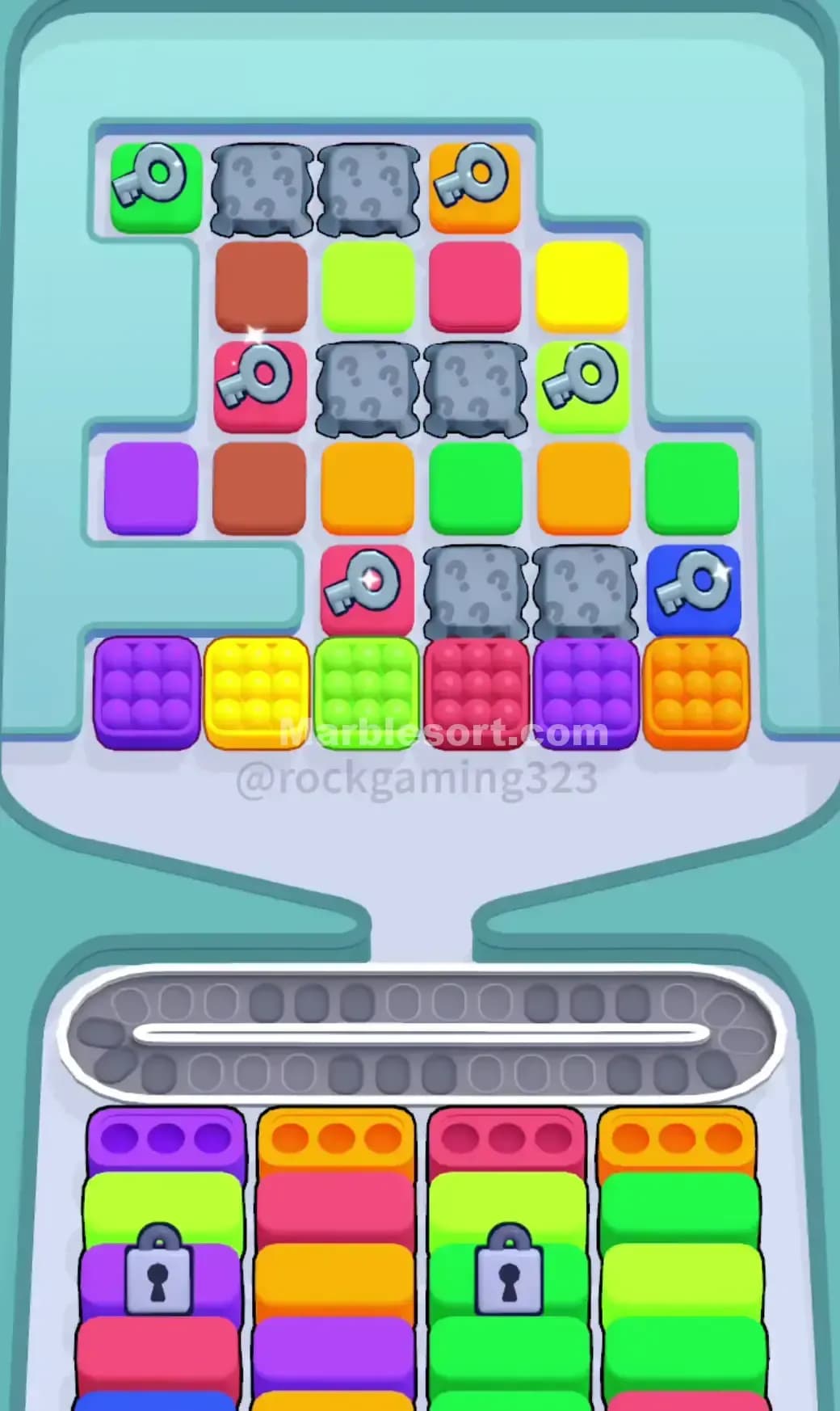 Marble Sort Level 345 Screenshot