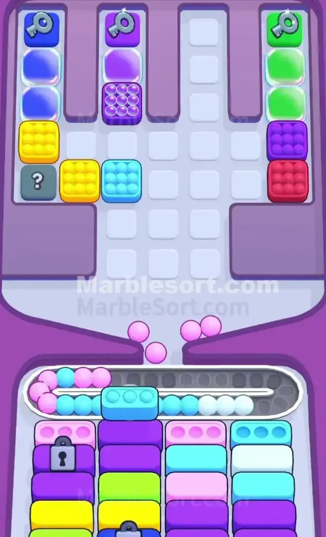 Marble Sort Level 712 Solution 2