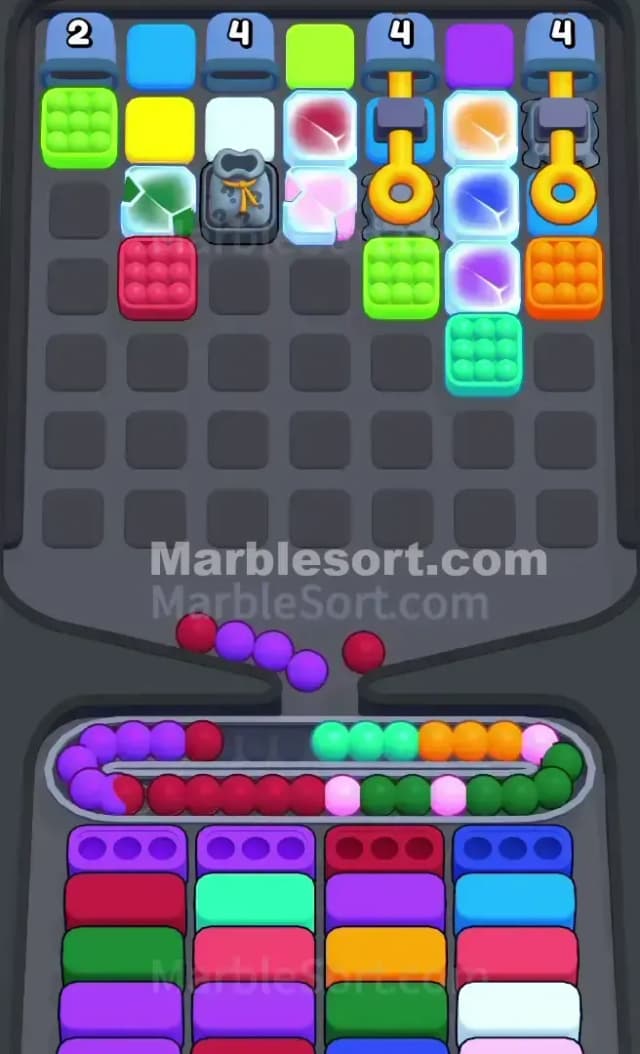 Marble Sort Level 647 Solution 1