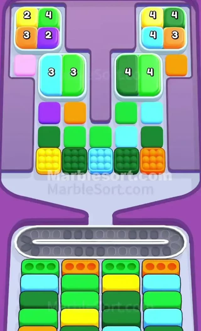 Marble Sort Level 782 Gameplay