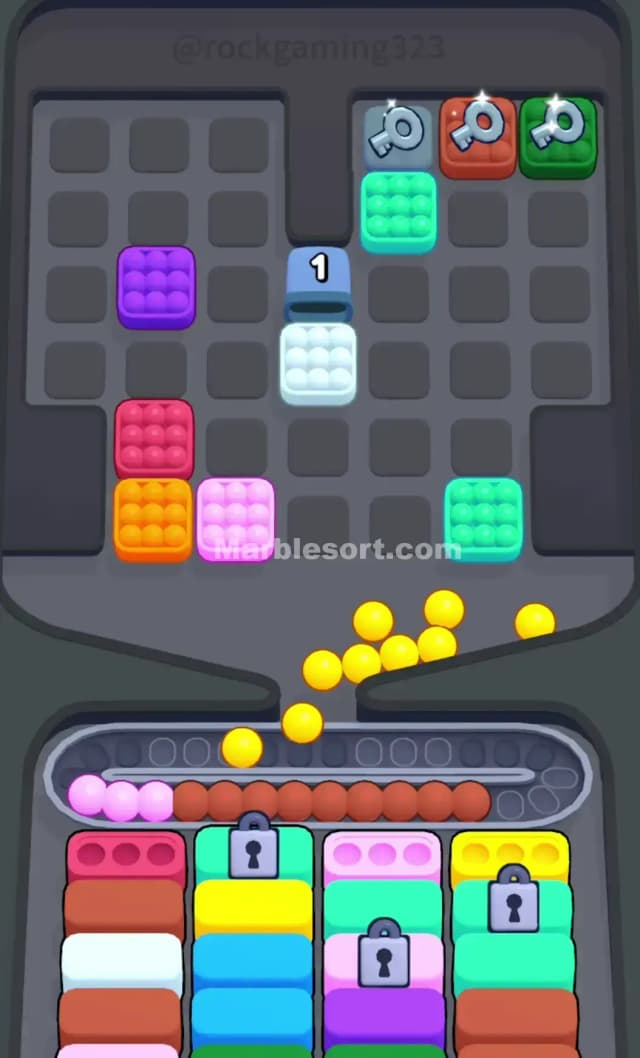 Marble Sort Level 147 Solution 2