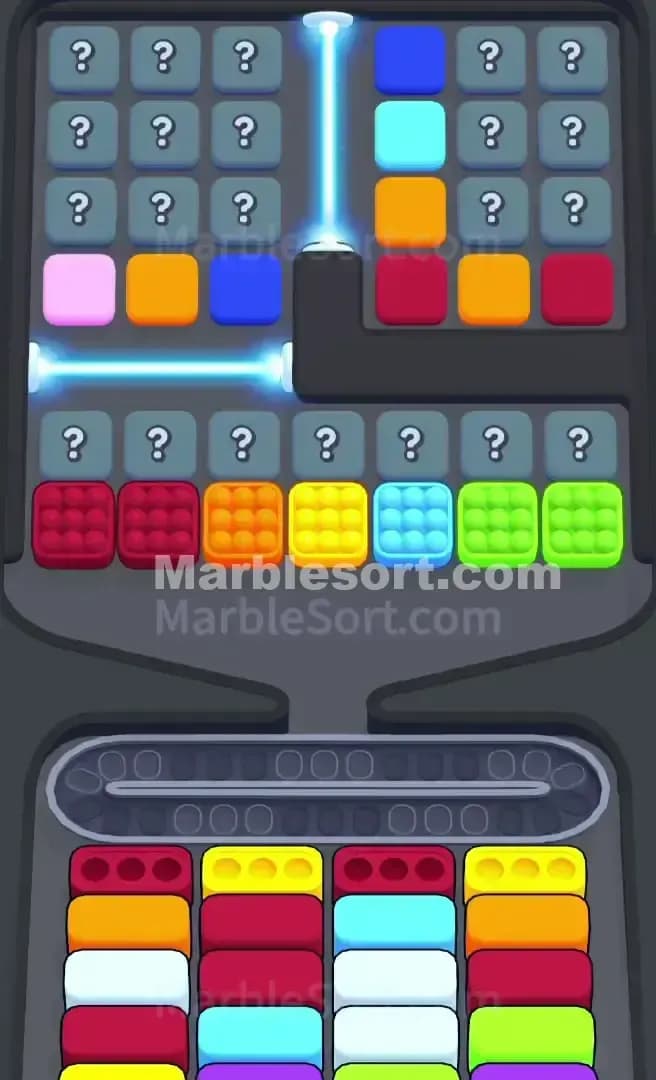 Marble Sort Level 744 Screenshot