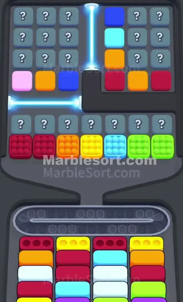 Marble Sort Level 744 Gameplay