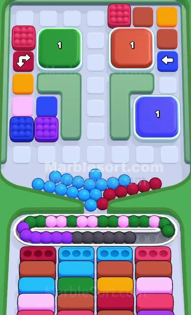 Marble Sort Level 796 Solution 1