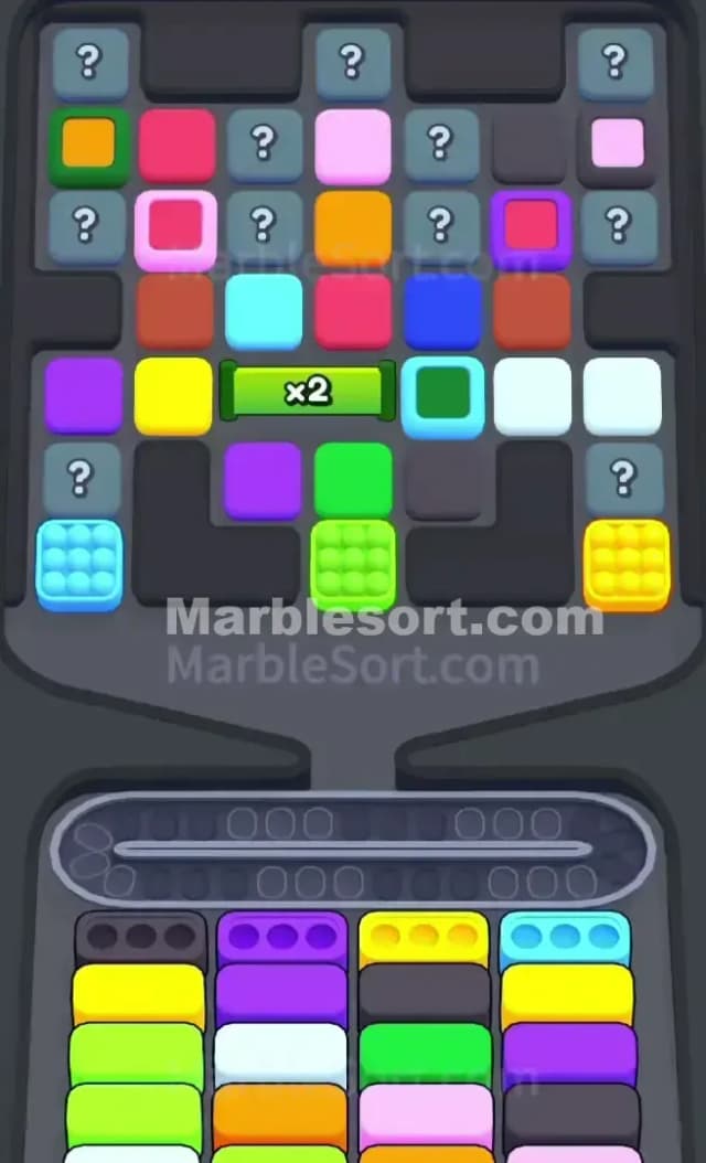 Marble Sort Level 707 Gameplay