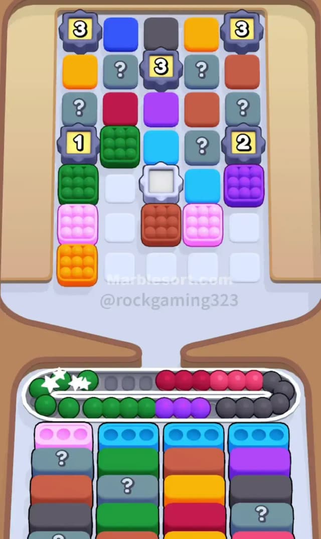 Marble Sort Level 286 Solution 1