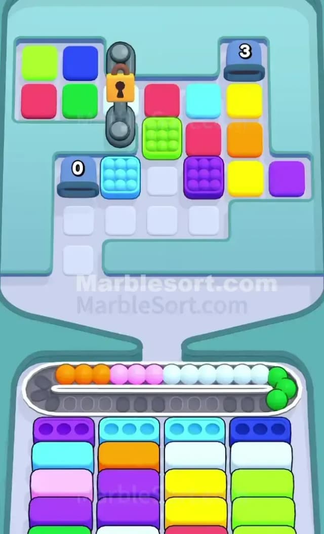 Marble Sort Level 805 Solution 1